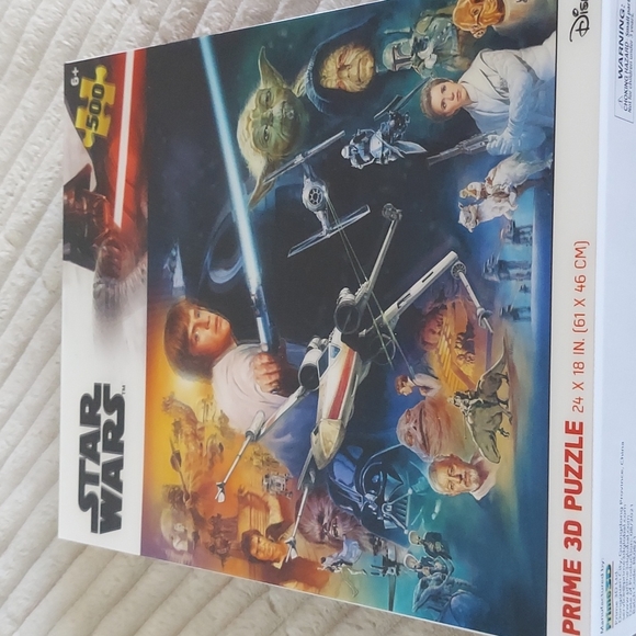 Star Wars Disney Prime 3D 500 Piece Jigsaw Puzzle 24x18 Inch NEW IN SEALED BOX!. - Picture 5 of 6